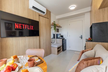 Studio para alugar com 24m², 1 quarto e sem vagaSala
