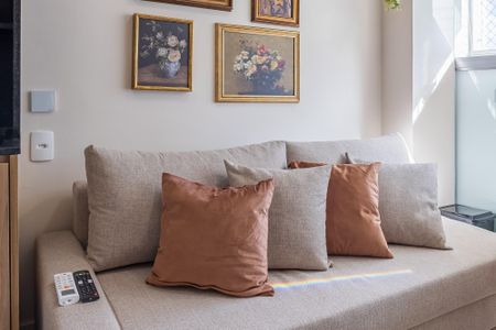 Studio para alugar com 24m², 1 quarto e sem vagaDetalhe Sala