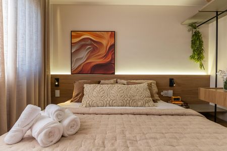 Studio para alugar com 24m², 1 quarto e sem vagaQuarto