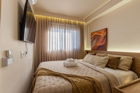 Studio para alugar com 24m², 1 quarto e sem vagaQuarto