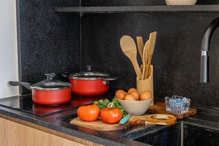 Studio para alugar com 24m², 1 quarto e sem vagaDetalhe cozinha