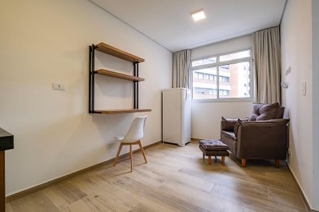 Sala/Cozinha de apartamento para alugar com 1 quarto, 25m² em Pinheiros, São Paulo