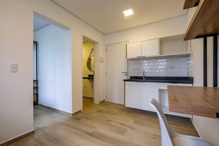 Sala/Cozinha de apartamento para alugar com 1 quarto, 25m² em Pinheiros, São Paulo