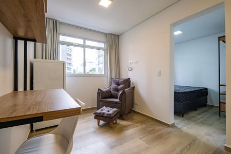 Sala/Cozinha de apartamento para alugar com 1 quarto, 25m² em Pinheiros, São Paulo