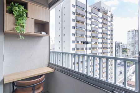 Studio para alugar com 25m², 1 quarto e sem vagaVaranda