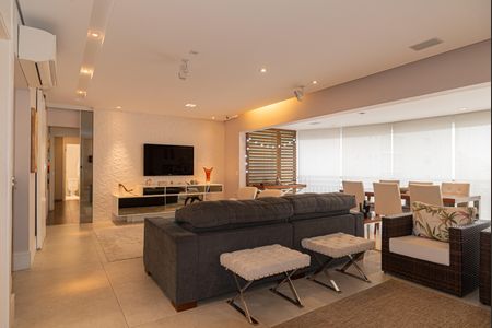 Sala de apartamento à venda com 3 quartos, 136m² em Campo Belo, São Paulo