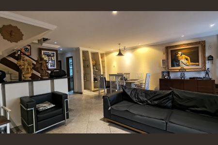 Sala de casa de condomínio à venda com 4 quartos, 350m² em Recreio dos Bandeirantes, Rio de Janeiro