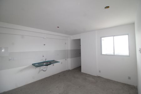 Sala / Cozinha de apartamento à venda com 1 quarto, 40m² em Piqueri, São Paulo