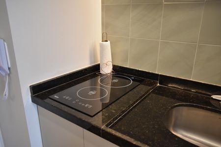 Sala/Cozinha de apartamento para alugar com 1 quarto, 25m² em Mirandópolis, São Paulo