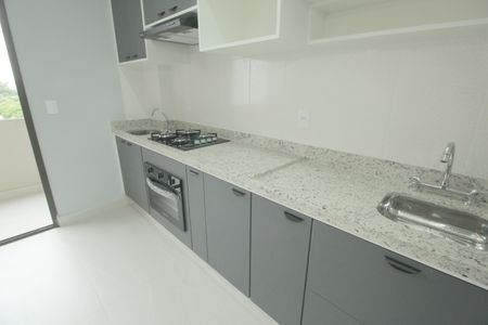 Cozinha de apartamento à venda com 1 quarto, 51m² em Parque das Nações, Santo André