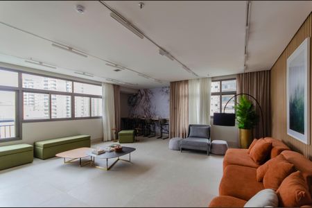 Studio para alugar com 21m², 1 quarto e sem vagaÁrea comum - Salão de festas