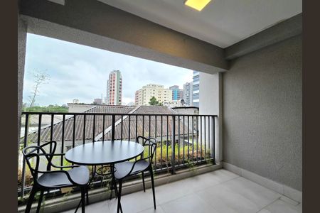 Studio para alugar com 29m², 1 quarto e sem vagaVaranda