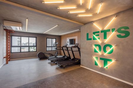 Apartamento para alugar com 32m², 1 quarto e sem vaga Apartamento para alugar com 32m², 1 quarto e sem vagaAcademia