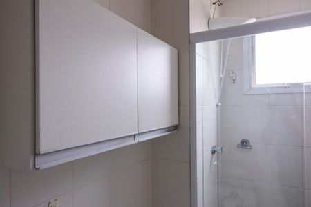 Apartamento para alugar com 60m², 2 quartos e 1 vagaDetalhe do banheiro