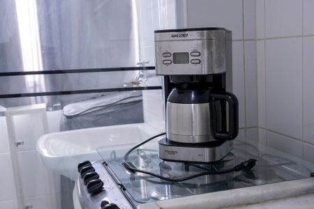 Apartamento para alugar com 60m², 2 quartos e 1 vagaDetalhe da cozinha
