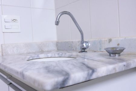 Apartamento para alugar com 60m², 2 quartos e 1 vagaDetalhe do banheiro