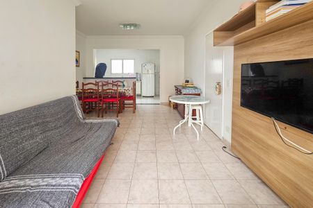 Sala de apartamento para alugar com 3 quartos, 91m² em Vila Alzira, Guarujá