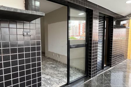 Varanda da Sala de apartamento para alugar com 4 quartos, 127m² em José Menino, Santos