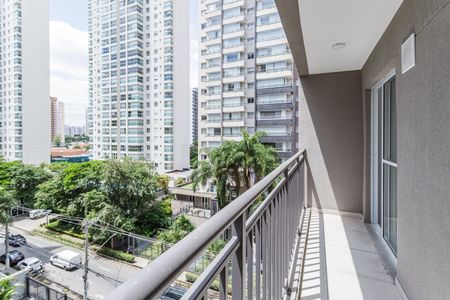 Varanda de apartamento à venda com 1 quarto, 31m² em Vila Olímpia, São Paulo