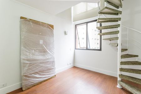 Sala de apartamento para alugar com 1 quarto, 40m² em Vila Olímpia, São Paulo