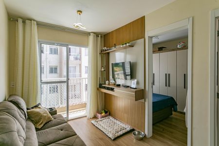 Sala de apartamento para alugar com 2 quartos, 37m² em Jardim Imperador (zona Sul), São Paulo