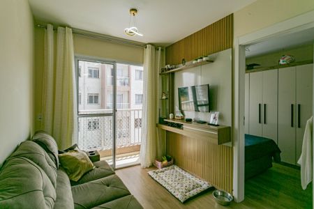 Sala de apartamento para alugar com 2 quartos, 37m² em Jardim Imperador (zona Sul), São Paulo