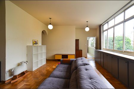 Sala Ambientes de apartamento à venda com 4 quartos, 115m² em Santo Antônio, Belo Horizonte