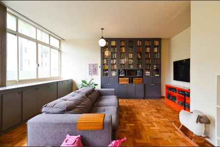Sala Ambientes de apartamento à venda com 3 quartos, 115m² em Santo Antônio, Belo Horizonte