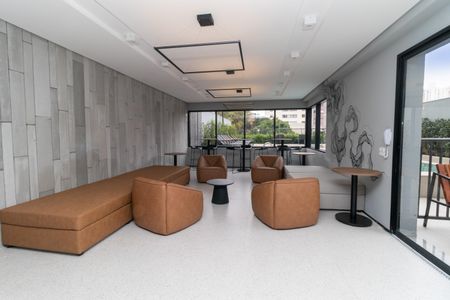 Apartamento para alugar com 27m², 1 quarto e sem vagaÁrea comum - Salão de festas