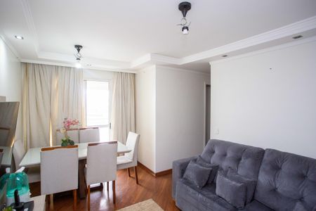 Sala de apartamento à venda com 2 quartos, 63m² em Piraporinha, Diadema