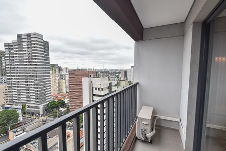 Varanda de kitnet/studio para alugar com 1 quarto, 28m² em Paraíso, São Paulo