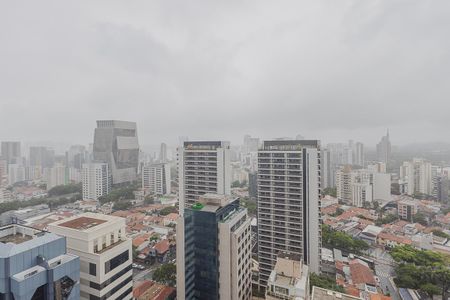 Vista da Varanda de apartamento à venda com 1 quarto, 44m² em Pinheiros, São Paulo