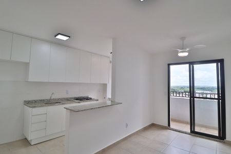 Sala de apartamento para alugar com 2 quartos, 50m² em Shopping Park, Uberlândia