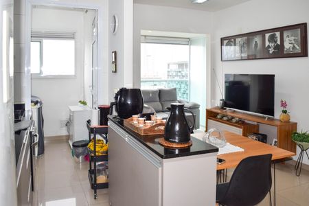 Cozinha de apartamento à venda com 1 quarto, 45m² em Vila Gomes Cardim, São Paulo