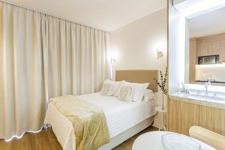 Studio de kitnet/studio para alugar com 1 quarto, 21m² em Indianópolis, São Paulo