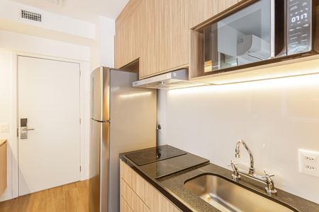 Studio para alugar com 21m², 1 quarto e sem vaga Studio para alugar com 21m², 1 quarto e sem vagaCozinha