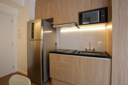 Studio para alugar com 21m², 1 quarto e sem vaga Studio para alugar com 21m², 1 quarto e sem vagaCozinha