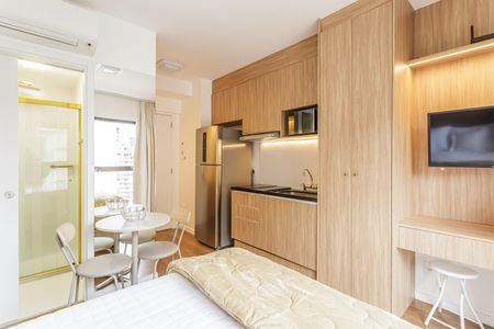 Studio de kitnet/studio para alugar com 1 quarto, 21m² em Indianópolis, São Paulo