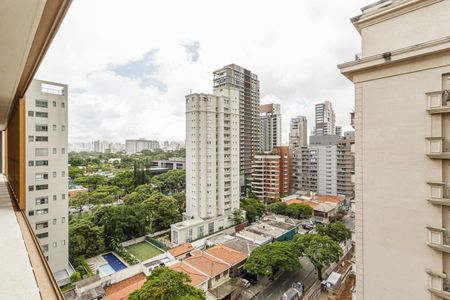 Vista de kitnet/studio para alugar com 1 quarto, 21m² em Indianópolis, São Paulo