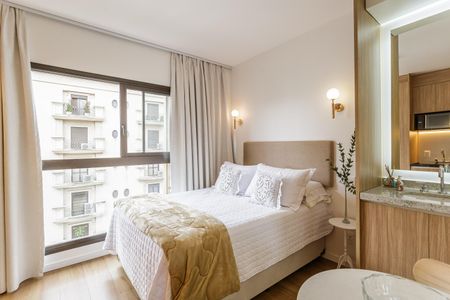 Studio de kitnet/studio para alugar com 1 quarto, 21m² em Indianópolis, São Paulo