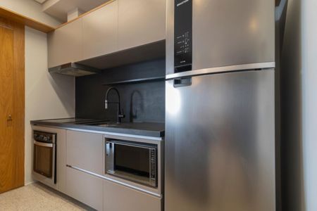 Cozinha de apartamento para alugar com 1 quarto, 70m² em Vila Olímpia, São Paulo