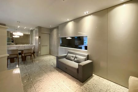 Sala de apartamento à venda com 3 quartos, 100m² em Sion, Belo Horizonte