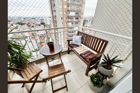 Varanda da Sala de apartamento à venda com 2 quartos, 50m² em Vila Dom Pedro Ii, São Paulo