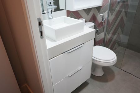 Studio à venda com 55m², 2 quartos e 1 vagaBanheiro da Suíte