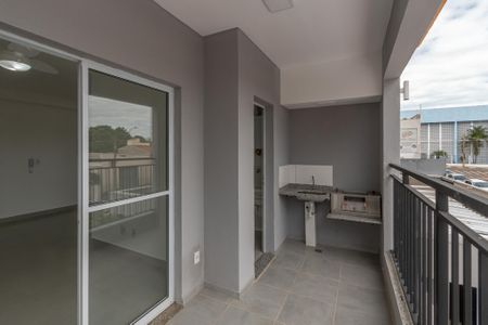 Varanada Sala  de apartamento para alugar com 2 quartos, 61m² em Jardim Sao Carlos, Sumaré