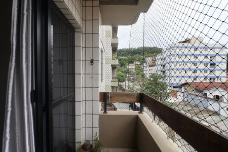 Varanda de apartamento para alugar com 2 quartos, 69m² em Jardim Tres Marias, Guarujá