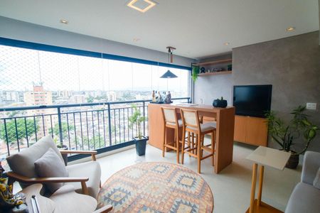 Sacada da Sala de apartamento à venda com 3 quartos, 100m² em Vila Santa Catarina, São Paulo