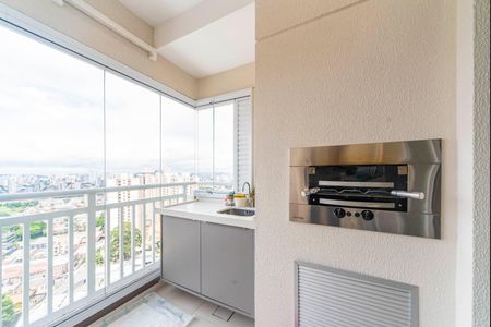 Varanda Gourmet de apartamento à venda com 2 quartos, 115m² em Vila Apiai, Santo André