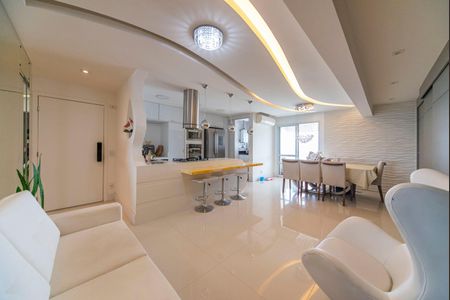 Sala de apartamento à venda com 2 quartos, 115m² em Vila Apiai, Santo André