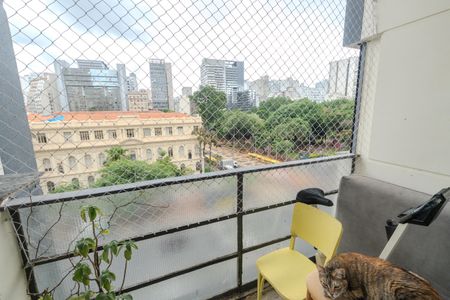Sacada de apartamento à venda com 2 quartos, 70m² em República, São Paulo